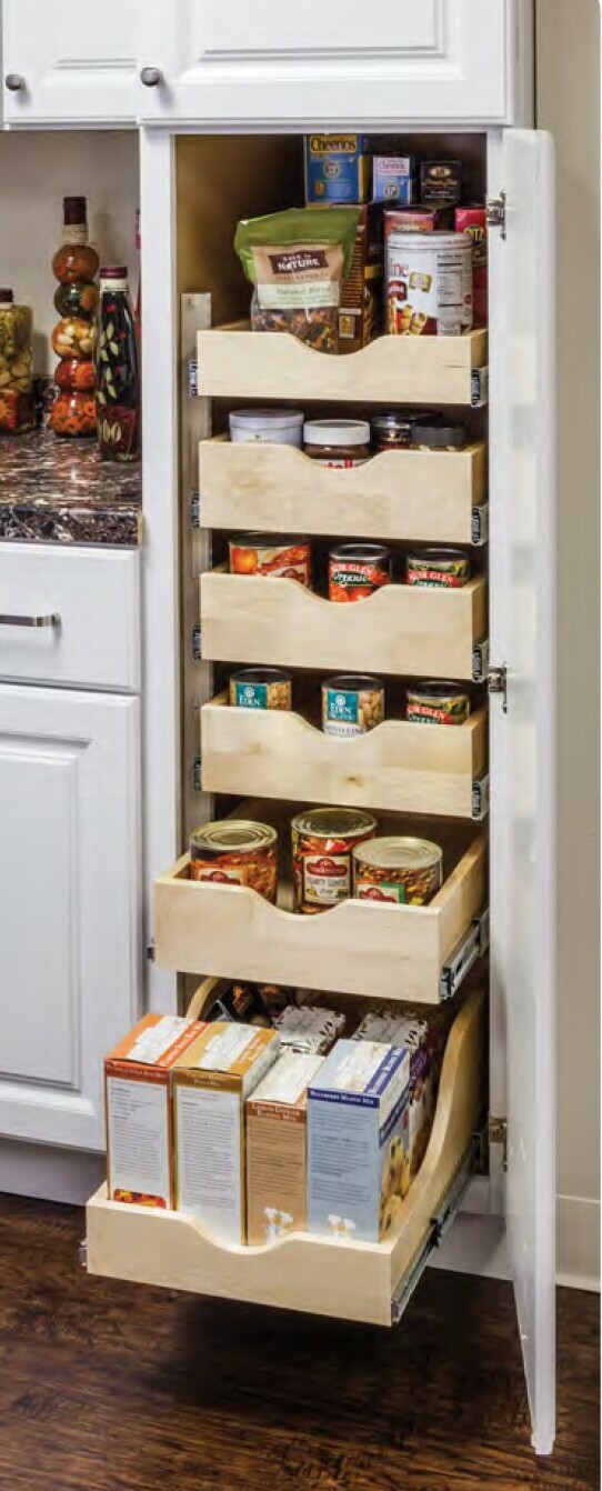 QuikDrawers QuikTRAY "All In One Kits" For Pantry Cabinets